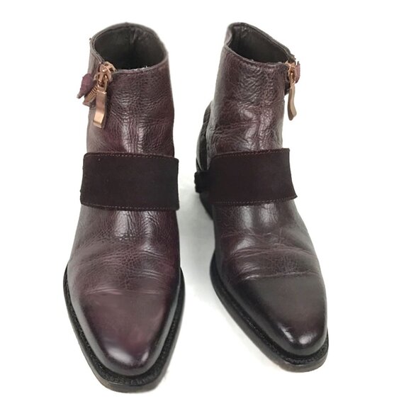 John Fluevog Ruth Debbie Short Spiral-Zip Boot - Picture 5 of 13
